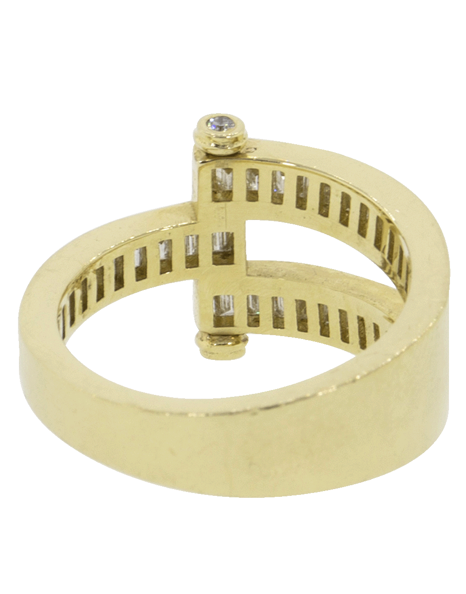 RETROUVAI-Diamond Magna Ring-YELLOW GOLD