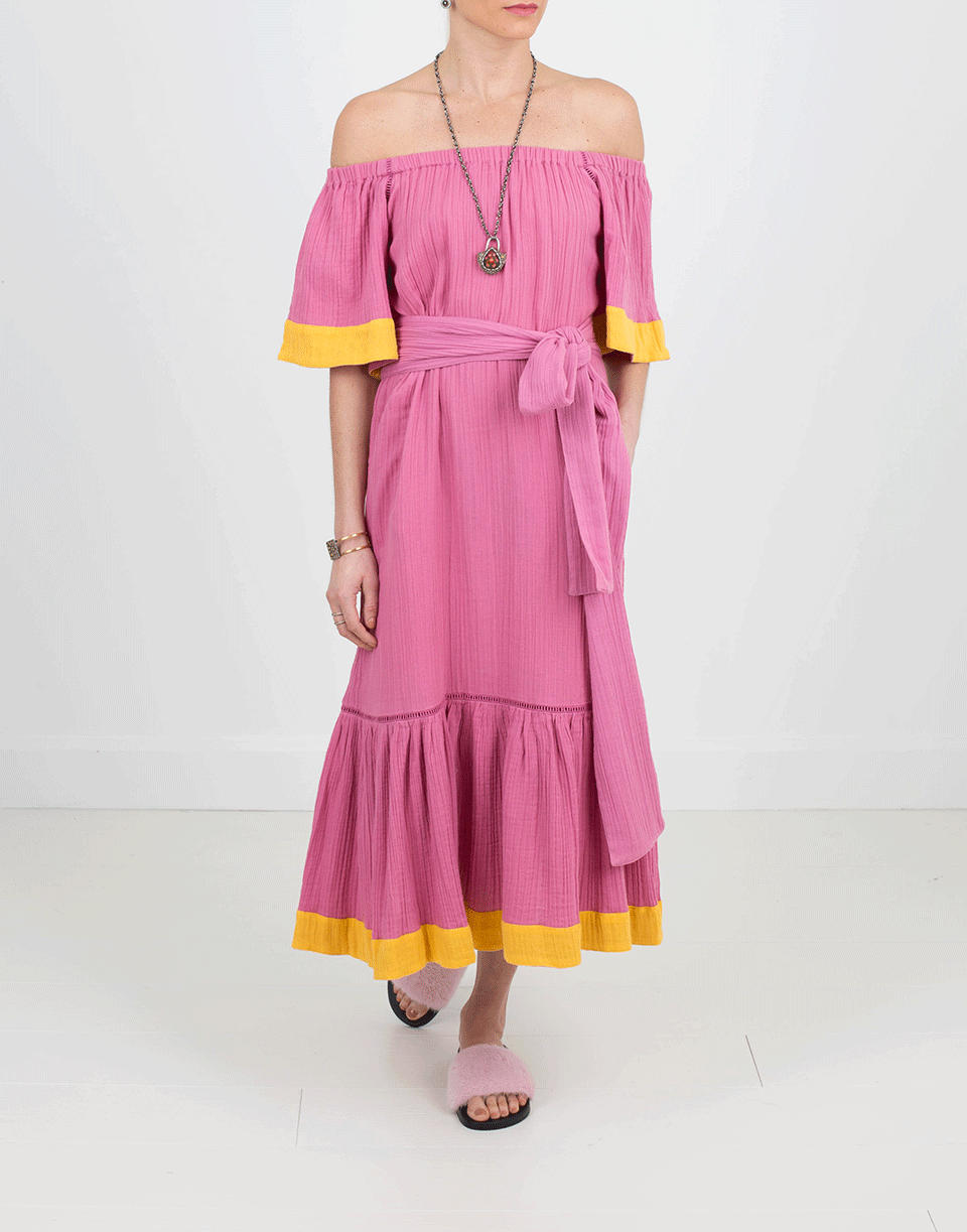RHODE-Off Shoulder Jay Dress-