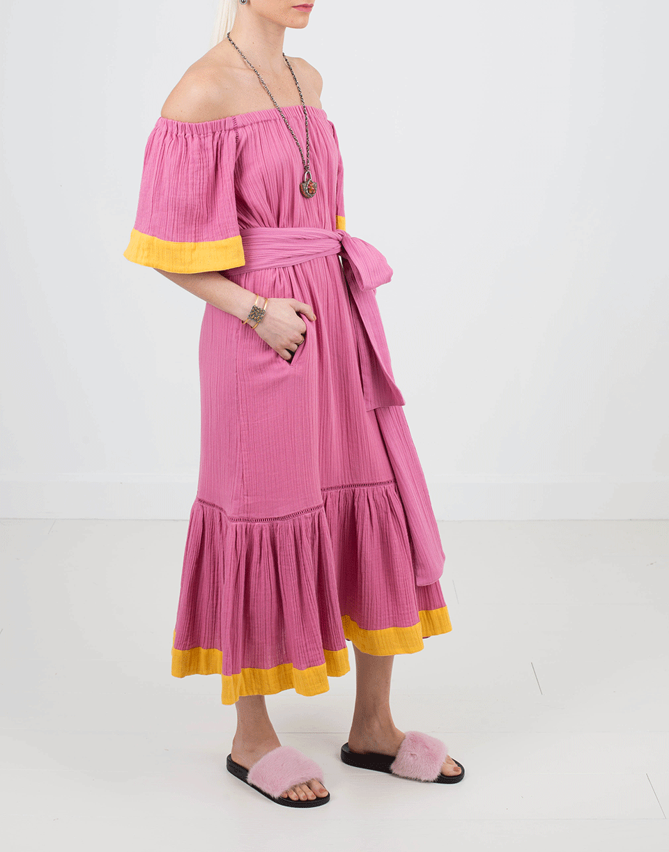 RHODE-Off Shoulder Jay Dress-