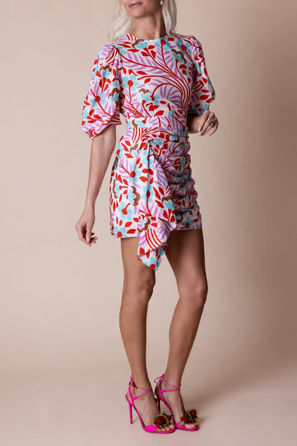 RHODE-Pia Dress - Lago Vine-