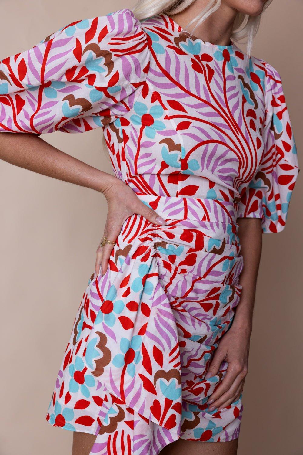 RHODE-Pia Dress - Lago Vine-