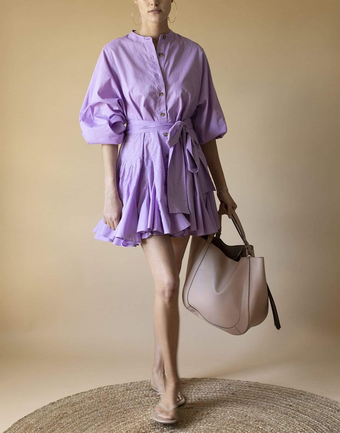 RHODE-Emma Long Sleeve Dress-