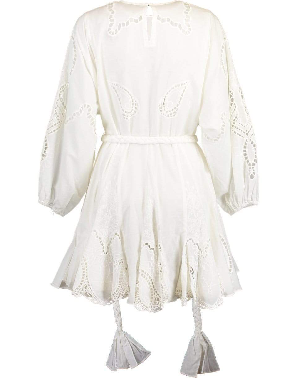 RHODE-White Eyelet Embroidered Ella Dress-