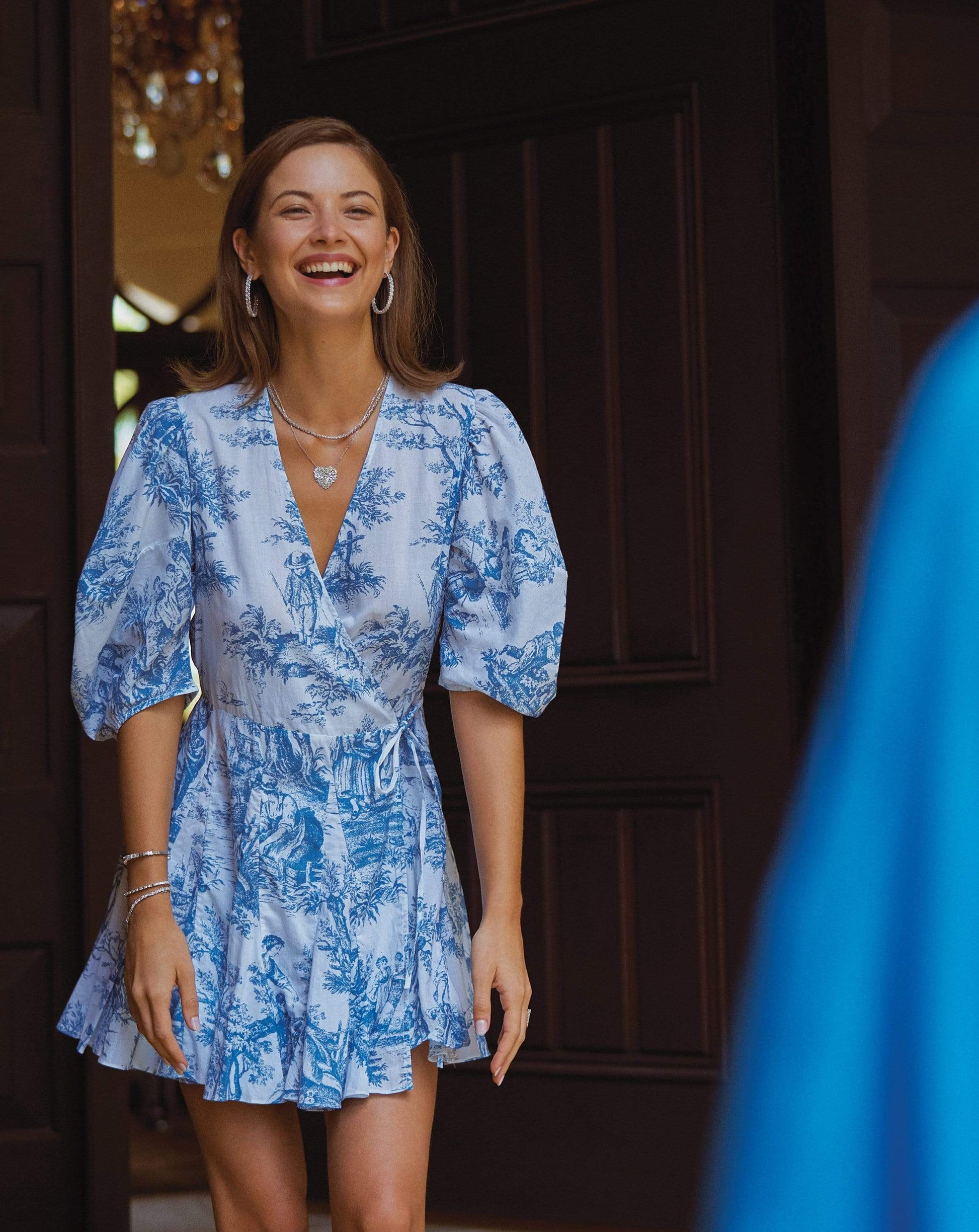 RHODE-Toile Print Rosie Dress-