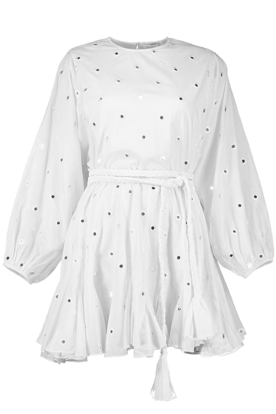 RHODE-Ella Dress - White Mirror-