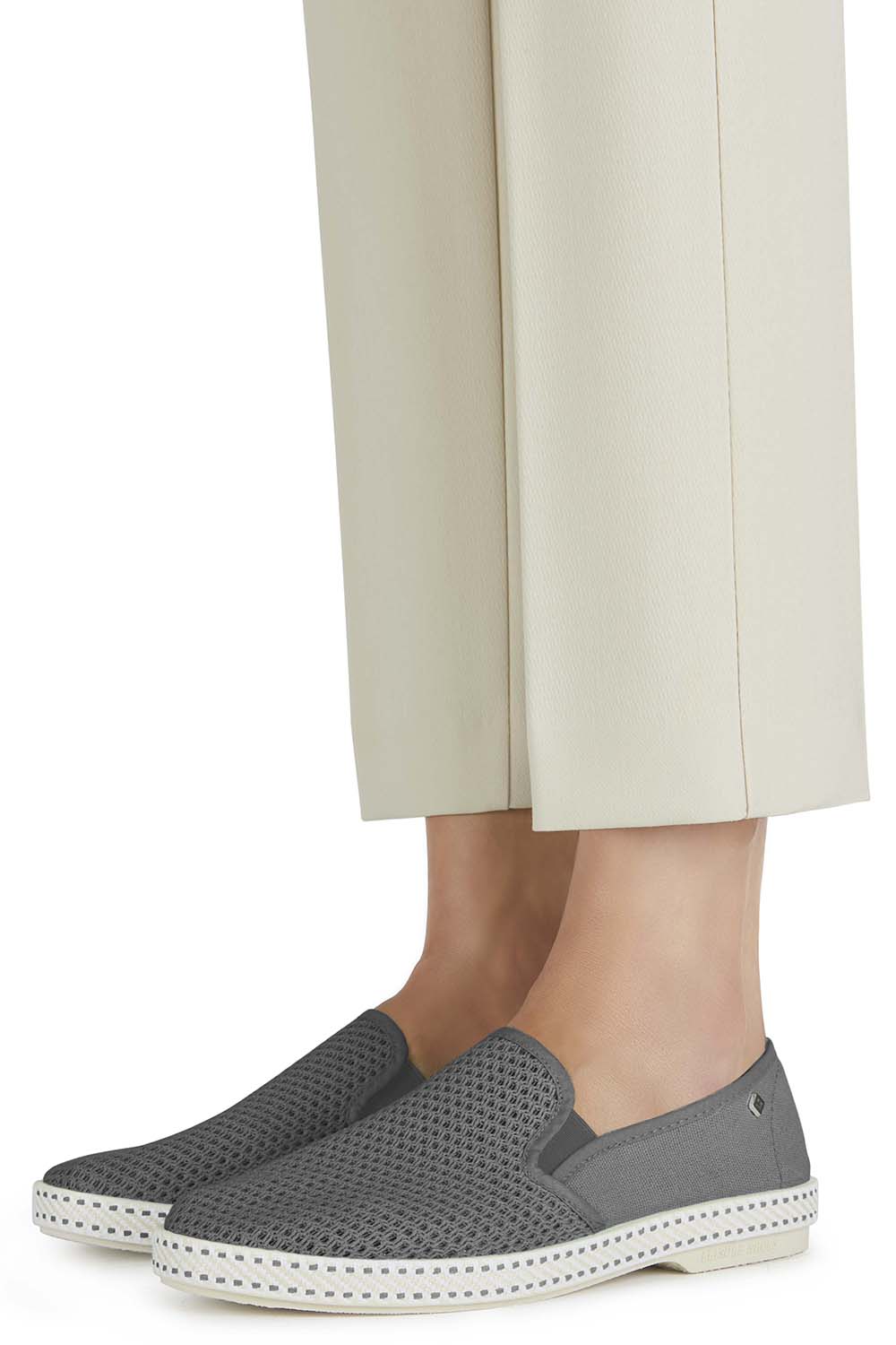 RIVIERAS-Classic Canvas Shoe - Anthracite-