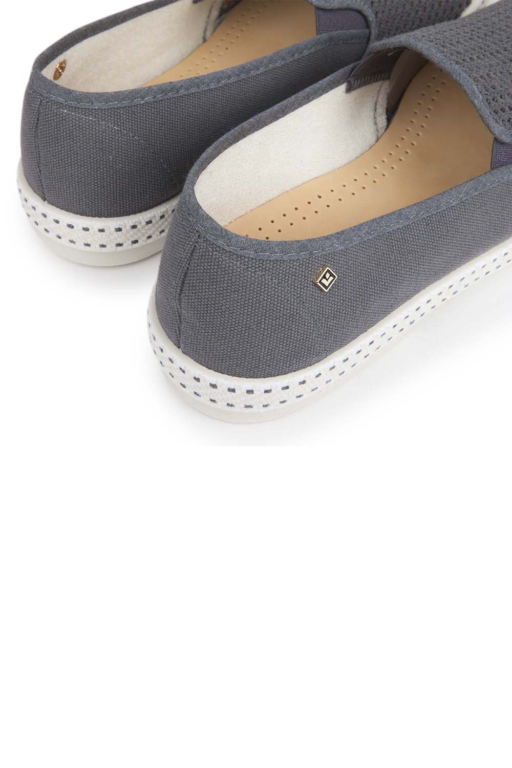 RIVIERAS-Classic Canvas Shoe - Anthracite-