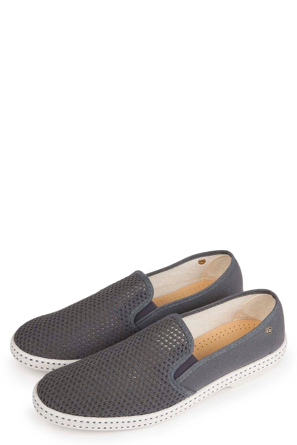 RIVIERAS-Classic Canvas Shoe - Anthracite-
