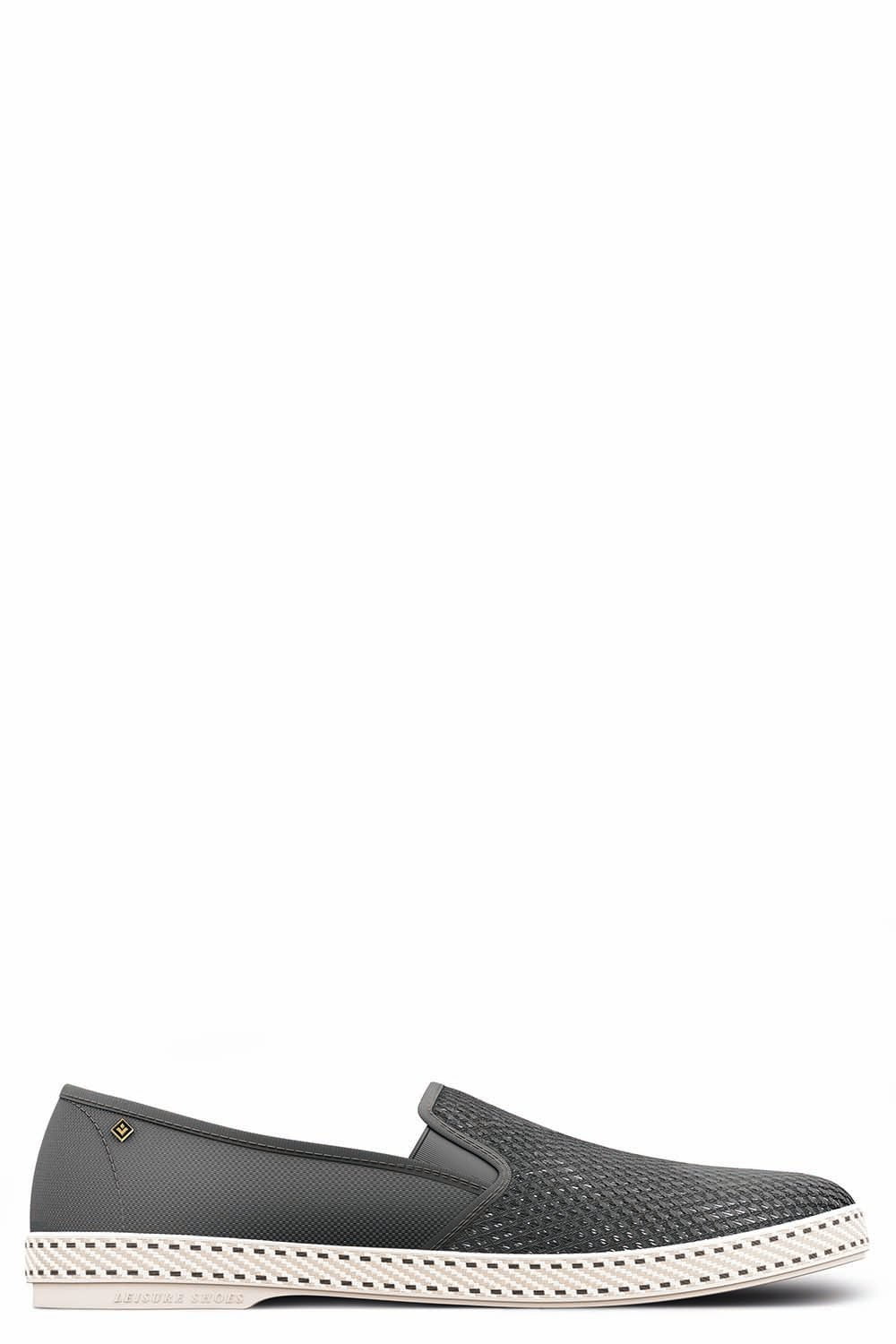RIVIERAS-Classic Canvas Shoe - Anthracite-
