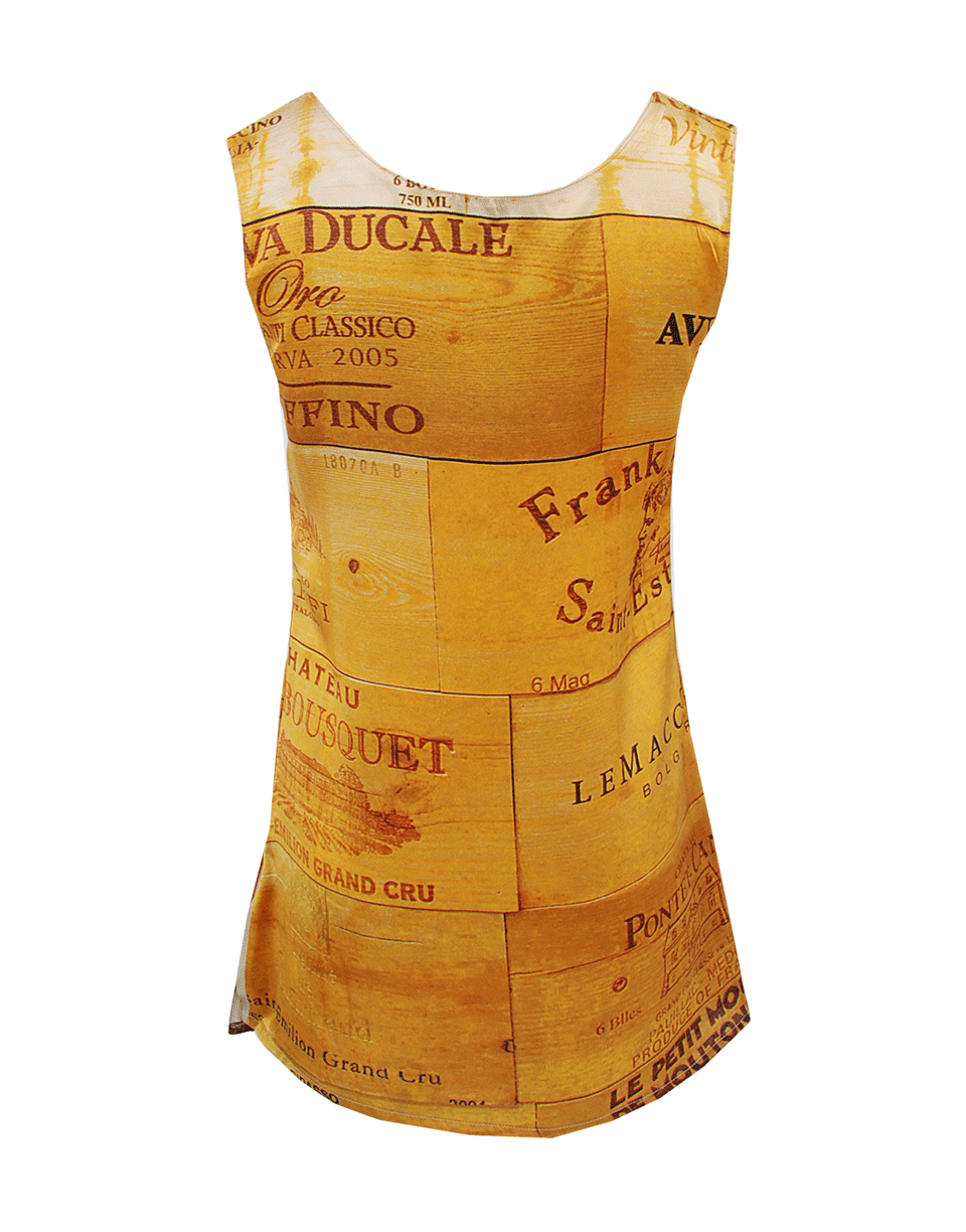 ROB-ART-Long Silk Print Tank-