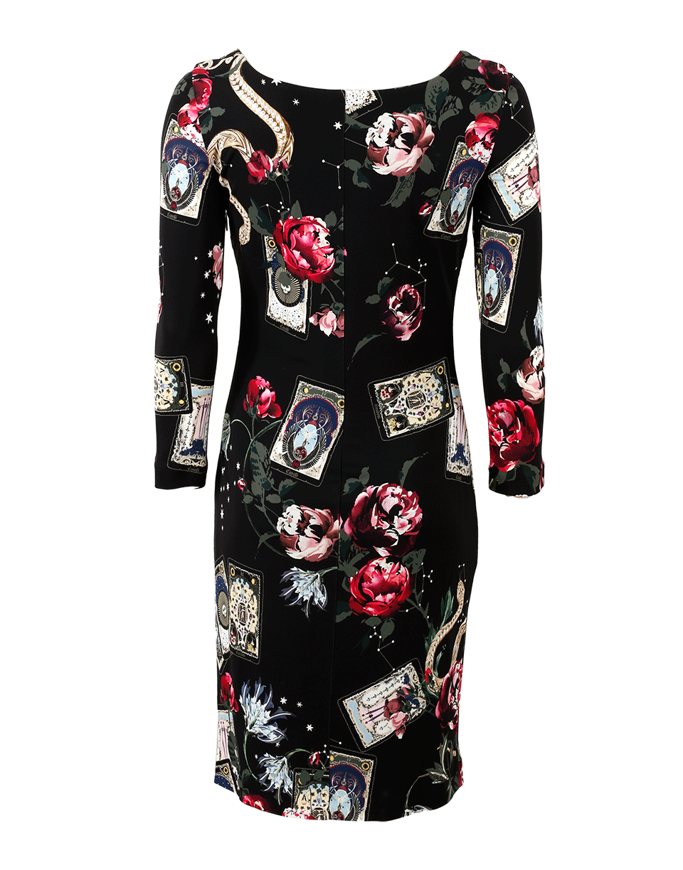 ROBERTO CAVALLI-Mystic Garden Print Dress-