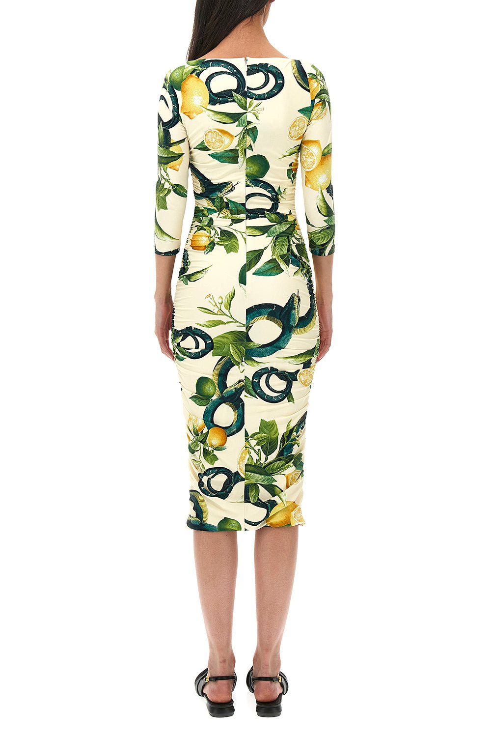 ROBERTO CAVALLI-Ruched Dress-