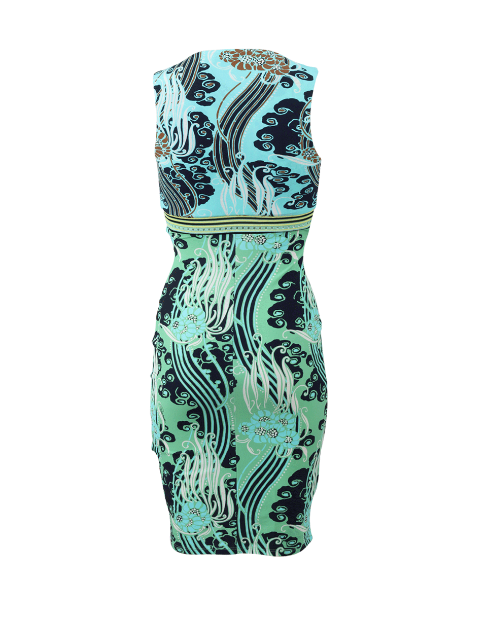 ROBERTO CAVALLI-Space Print Dress-