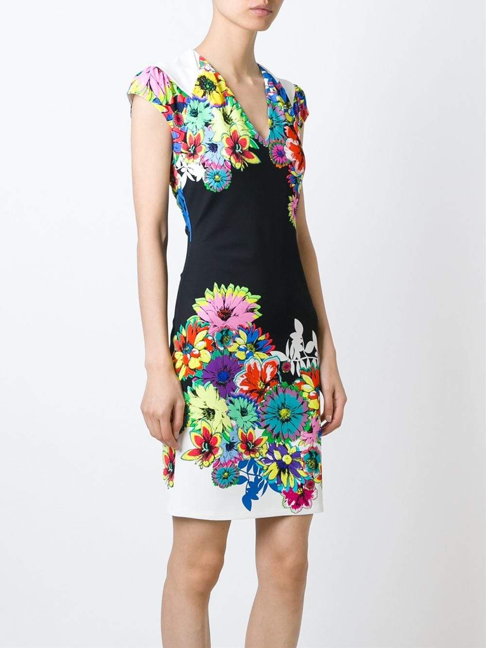 ROBERTO CAVALLI-Floral Dress-