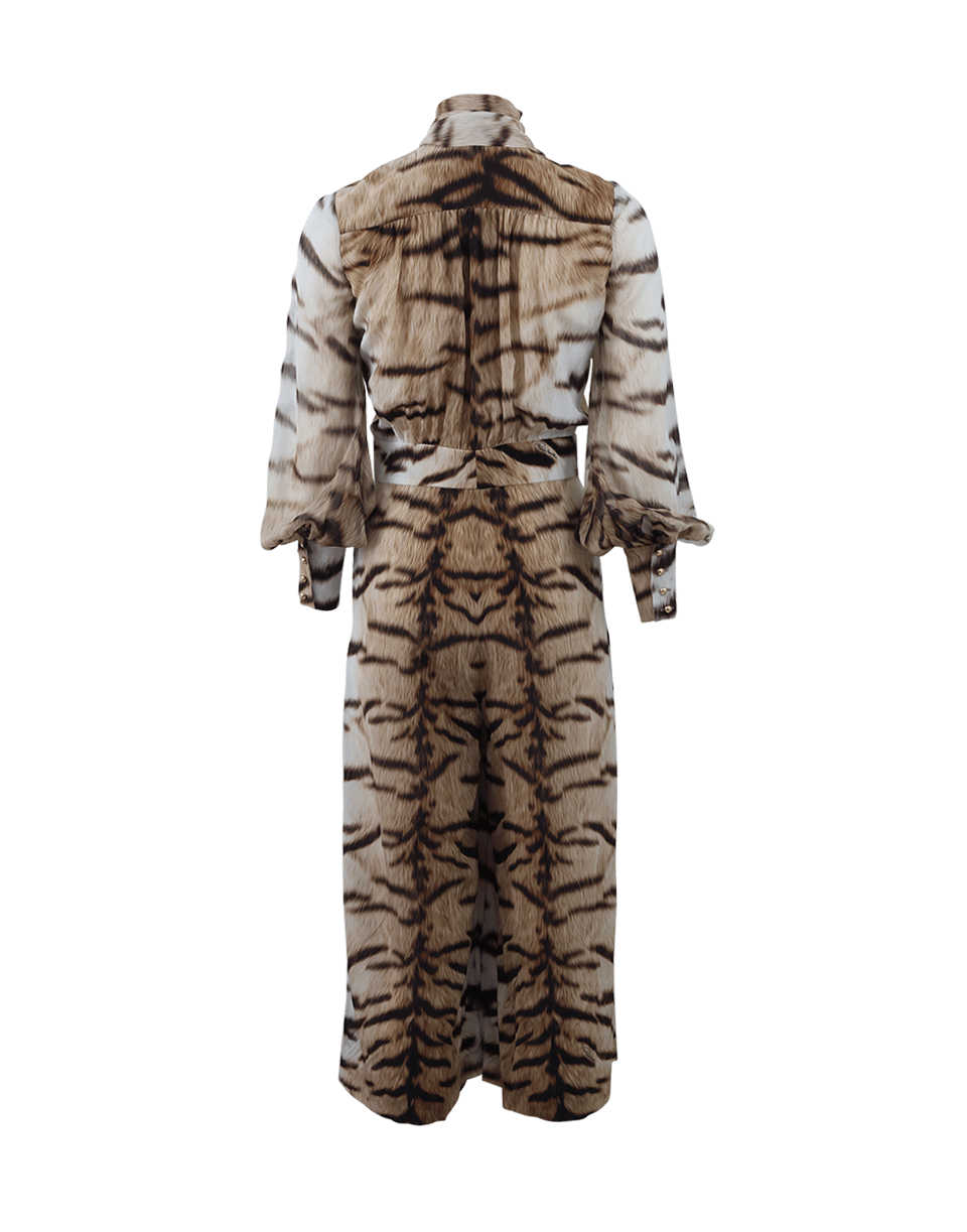 ROBERTO CAVALLI-Tiger Coulotte Jumpsuit-