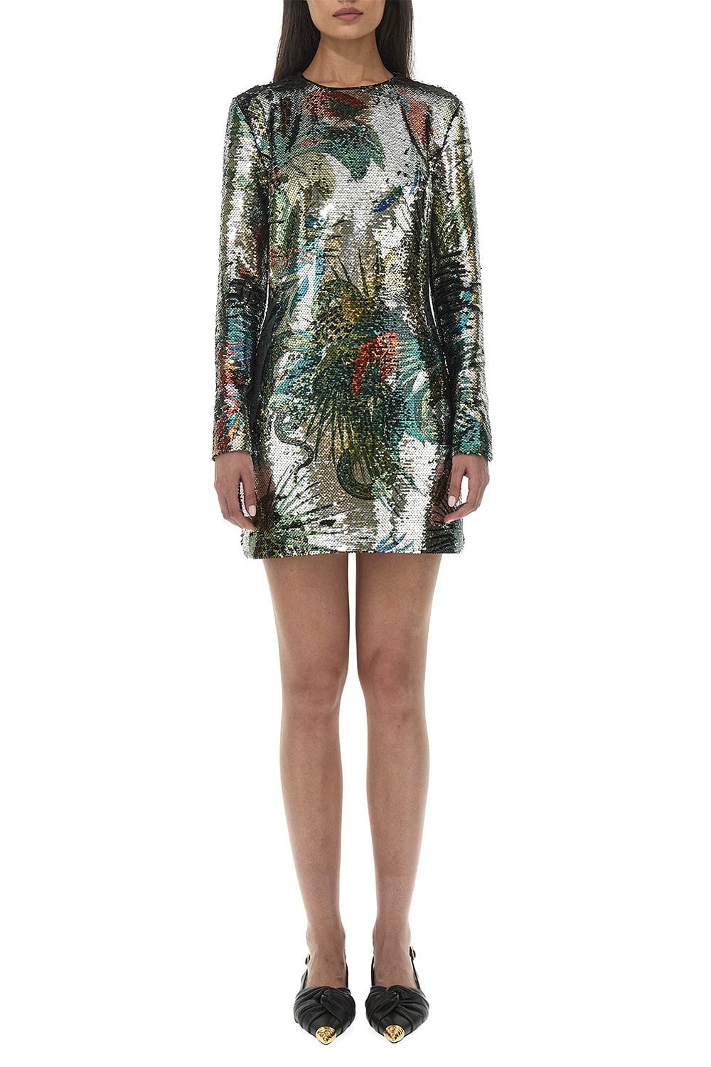 ROBERTO CAVALLI-Sequin Dress-