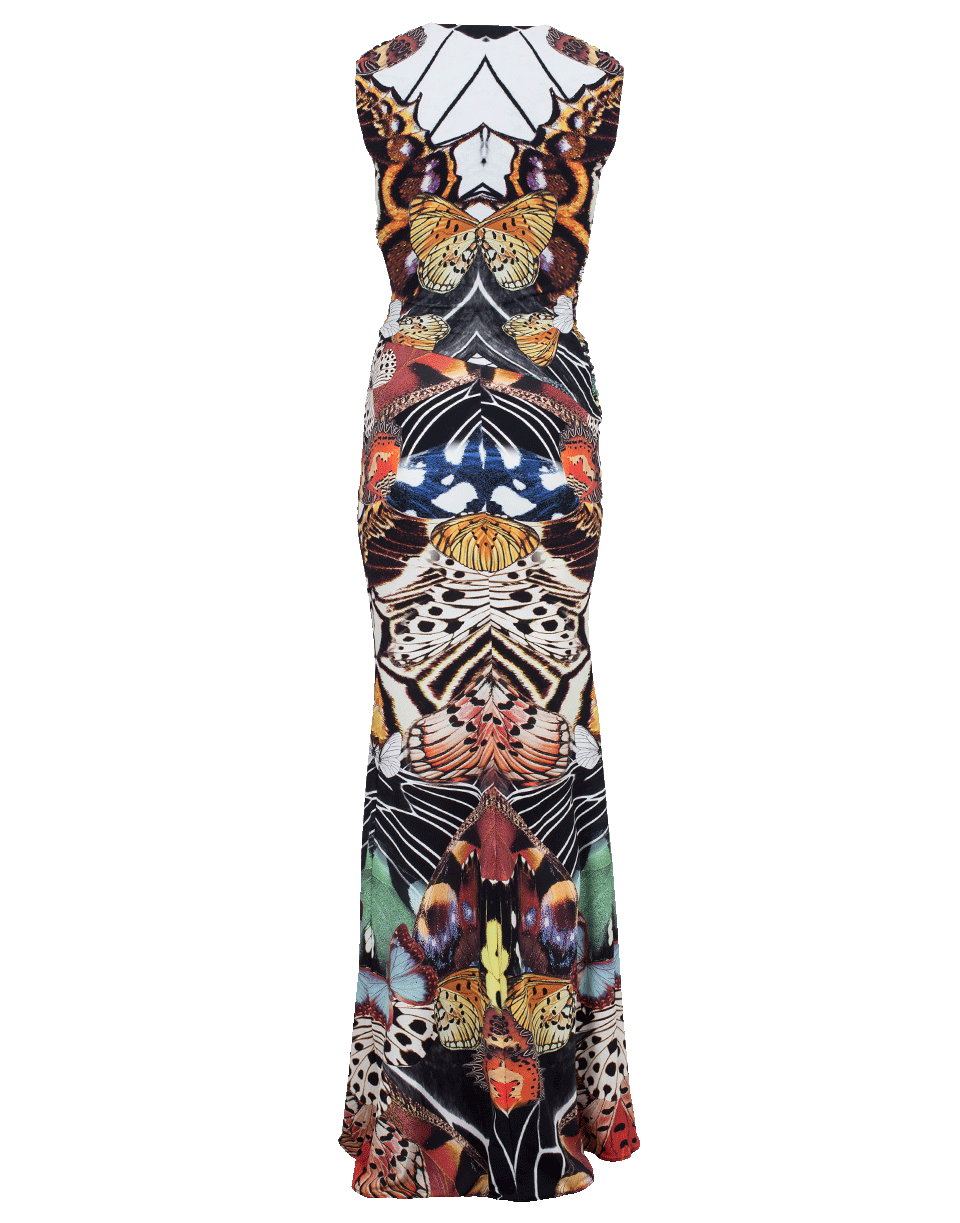 ROBERTO CAVALLI-Flying Wings Gown-