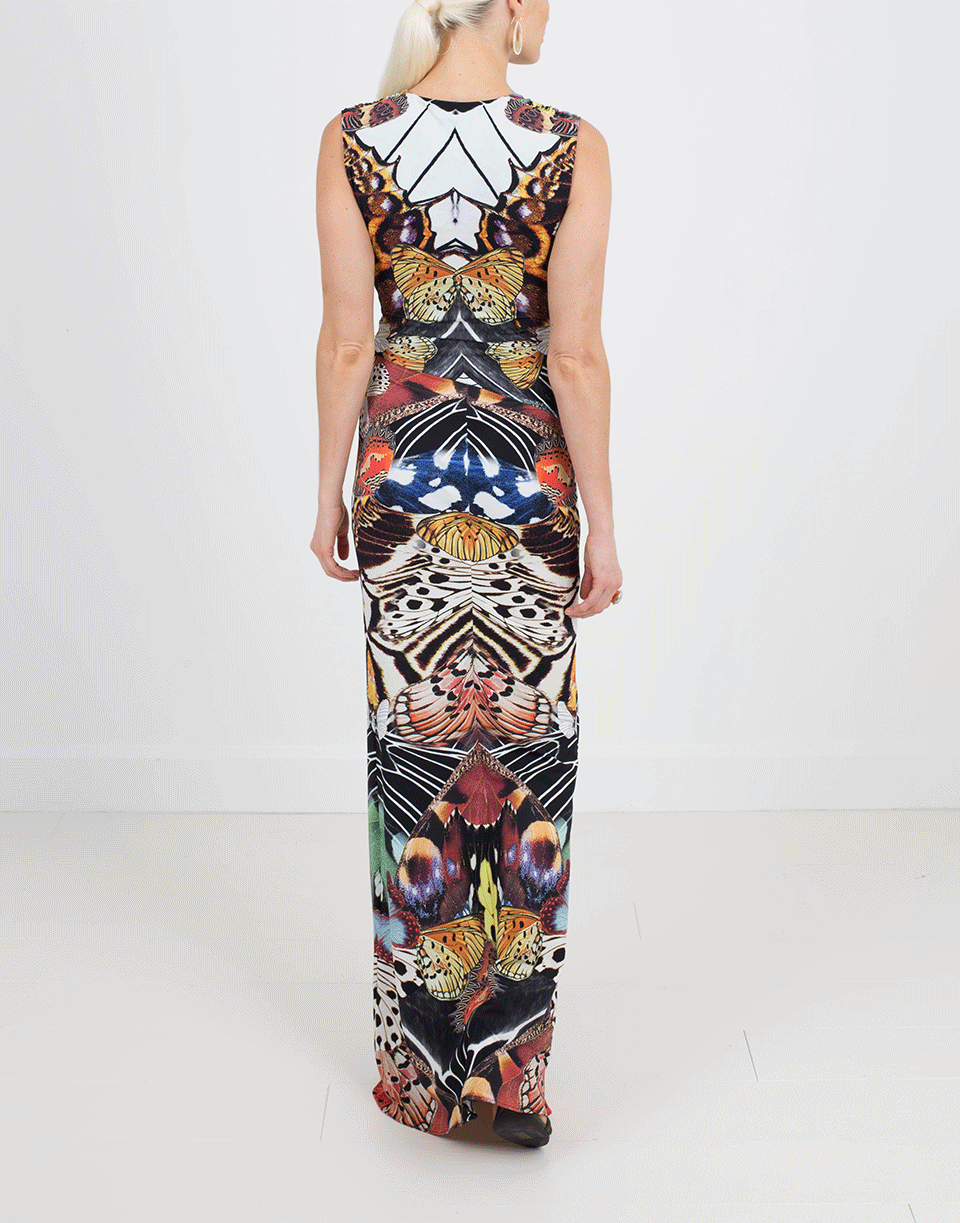 ROBERTO CAVALLI-Flying Wings Gown-