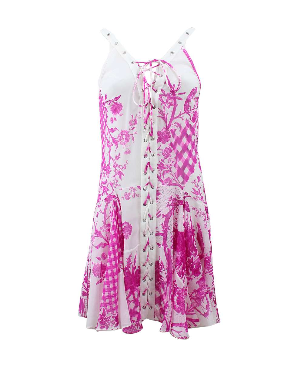 ROBERTO CAVALLI-Olympia Lace-Up Maxi Dress-OLYMPIA