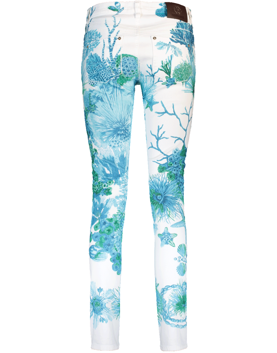 ROBERTO CAVALLI-Coral Reef Jean-