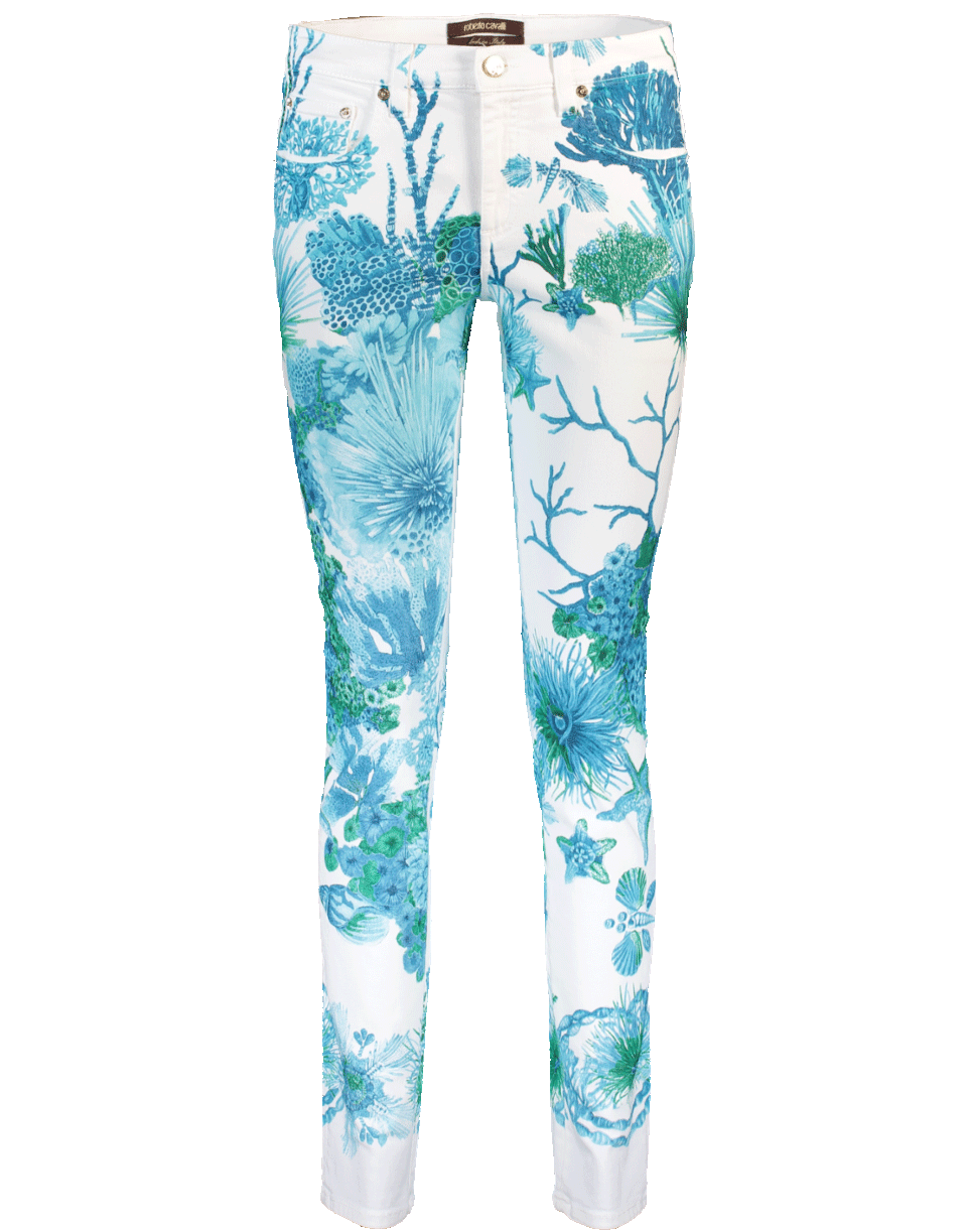 ROBERTO CAVALLI-Coral Reef Jean-