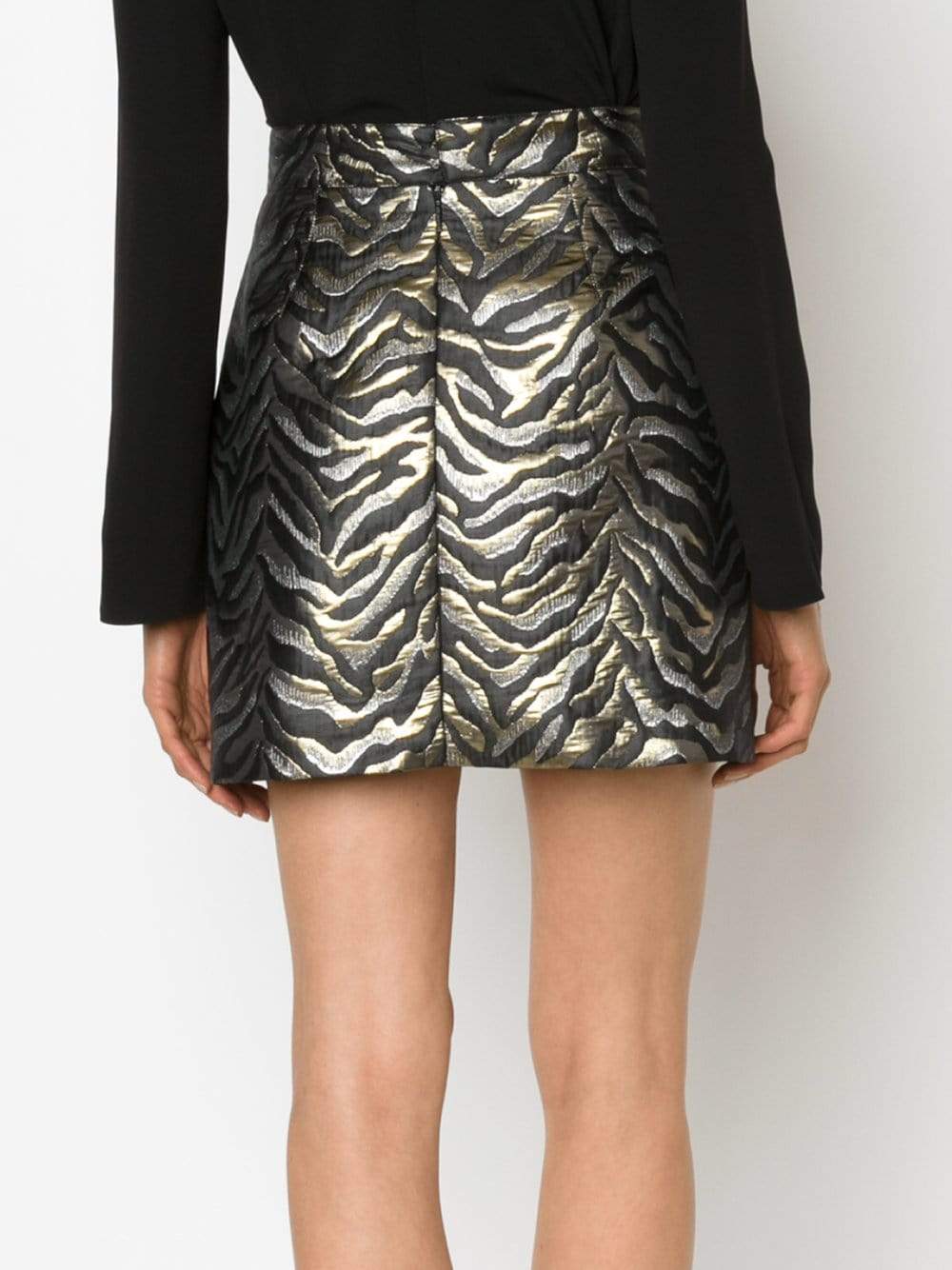 ROBERTO CAVALLI-Jacquard Mini Skirt-
