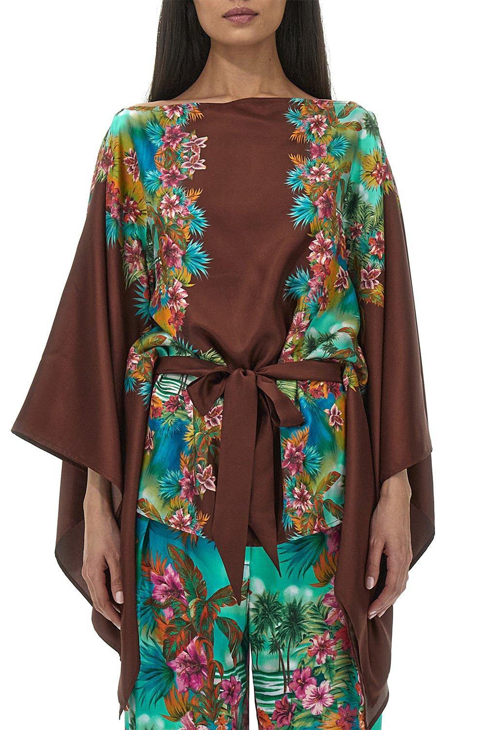 ROBERTO CAVALLI-Printed Kimono-