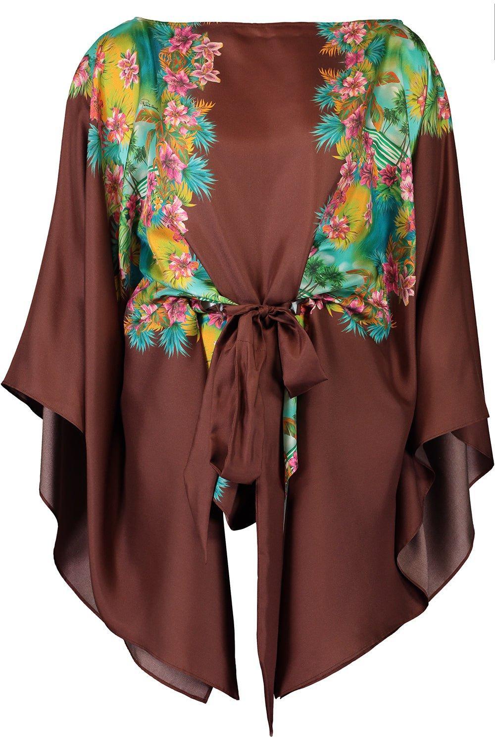 ROBERTO CAVALLI-Printed Kimono-