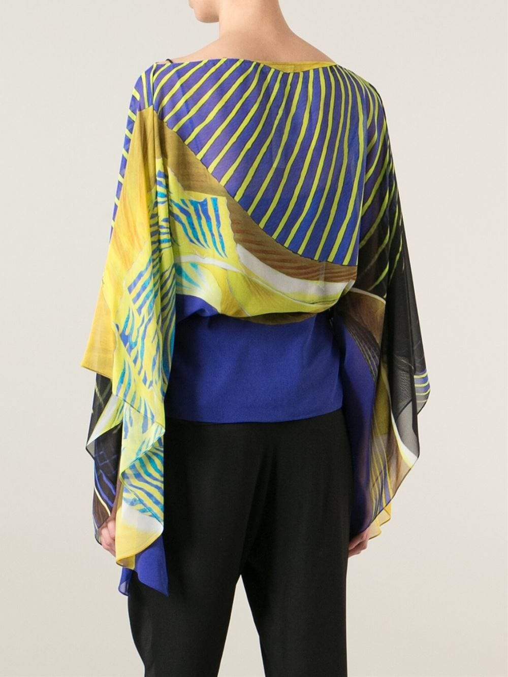ROBERTO CAVALLI-Belted Caftan Top-