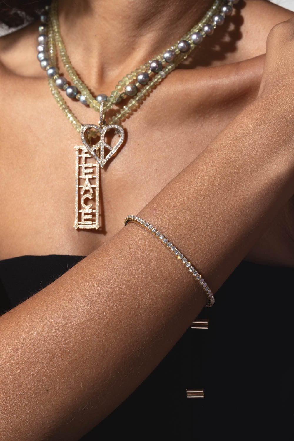 ROBERTO DEMEGLIO-Extensible Champagne Diamond Bracelet-ROSE GOLD