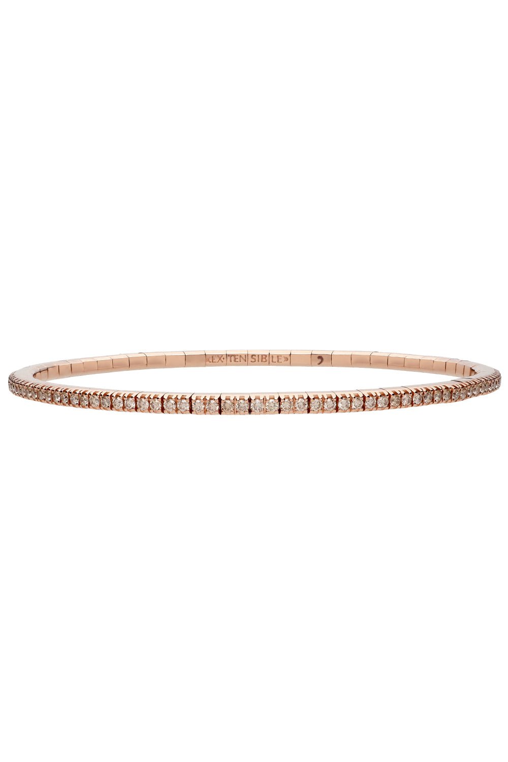 ROBERTO DEMEGLIO-Extensible Champagne Diamond Bracelet-ROSE GOLD