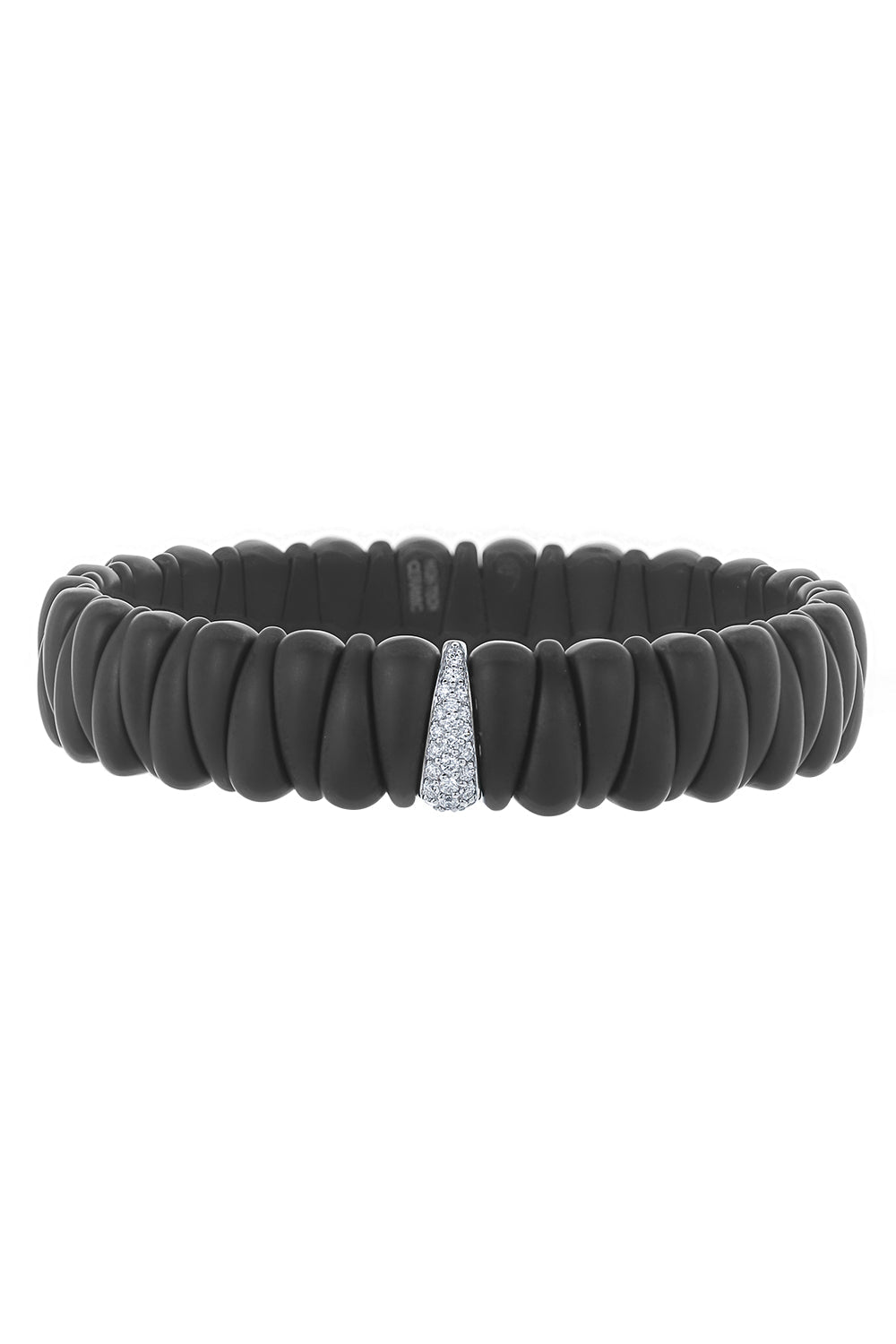 Matte Black Diamond Artiglio Bracelet-WHITE GOLD-JEWELRYFINE JEWELBRACELET O-ROBERTO DEMEGLIO