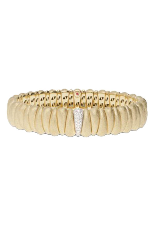 Diamond Satin Gold Bracelet