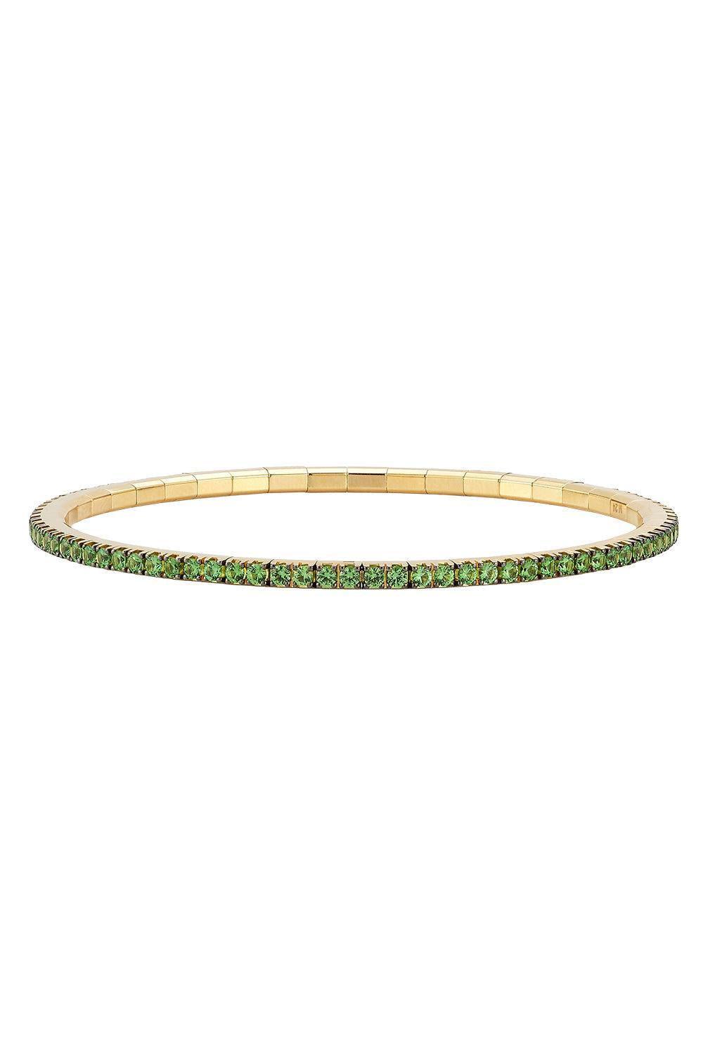 Tsavorite Stretch Tennis Bracelet