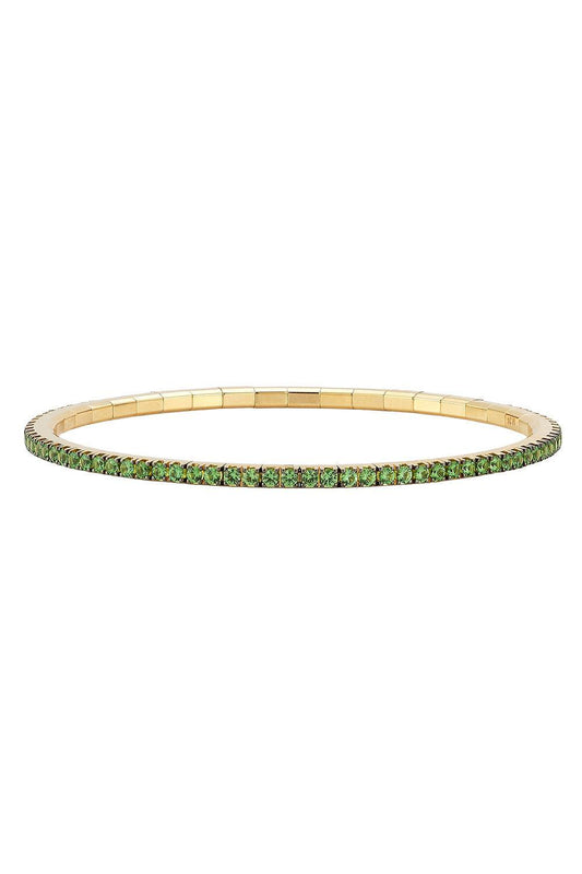 Tsavorite Stretch Tennis Bracelet