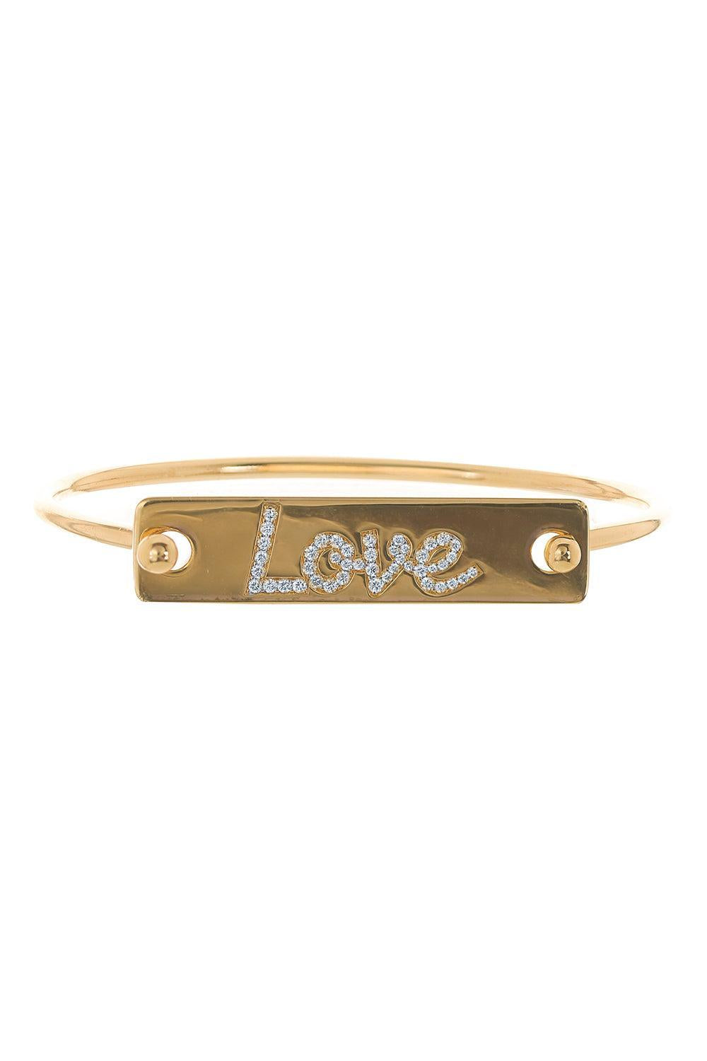 Identity Sprung Bangle Bracelet-YELLOW GOLD-JEWELRYFINE JEWELBRACELET O-ROBINSON PELHAM