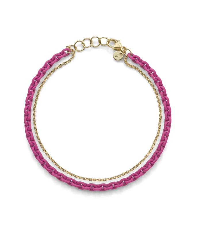 ROBINSON PELHAM-Chroma Cut Trace Chain Bracelet-YELLOW GOLD