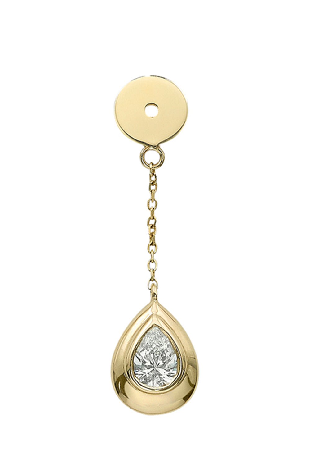 ROBINSON PELHAM-Spock Medium Wishback Earring Charm-YELLOW GOLD