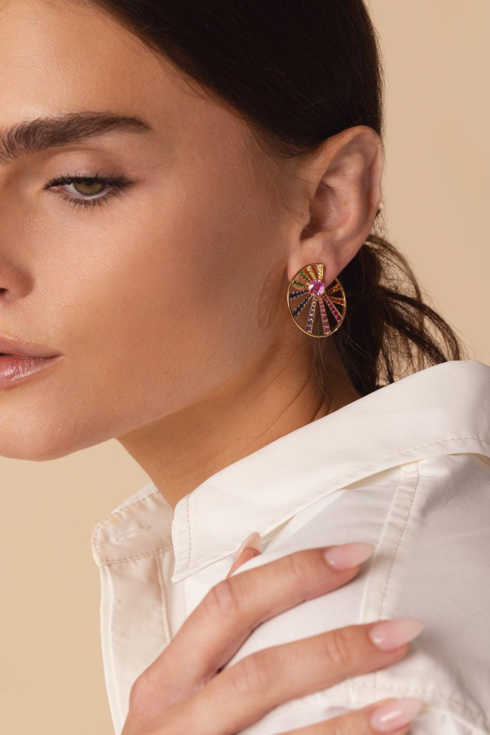 ROBINSON PELHAM-Stralle Earrings-YELLOW GOLD