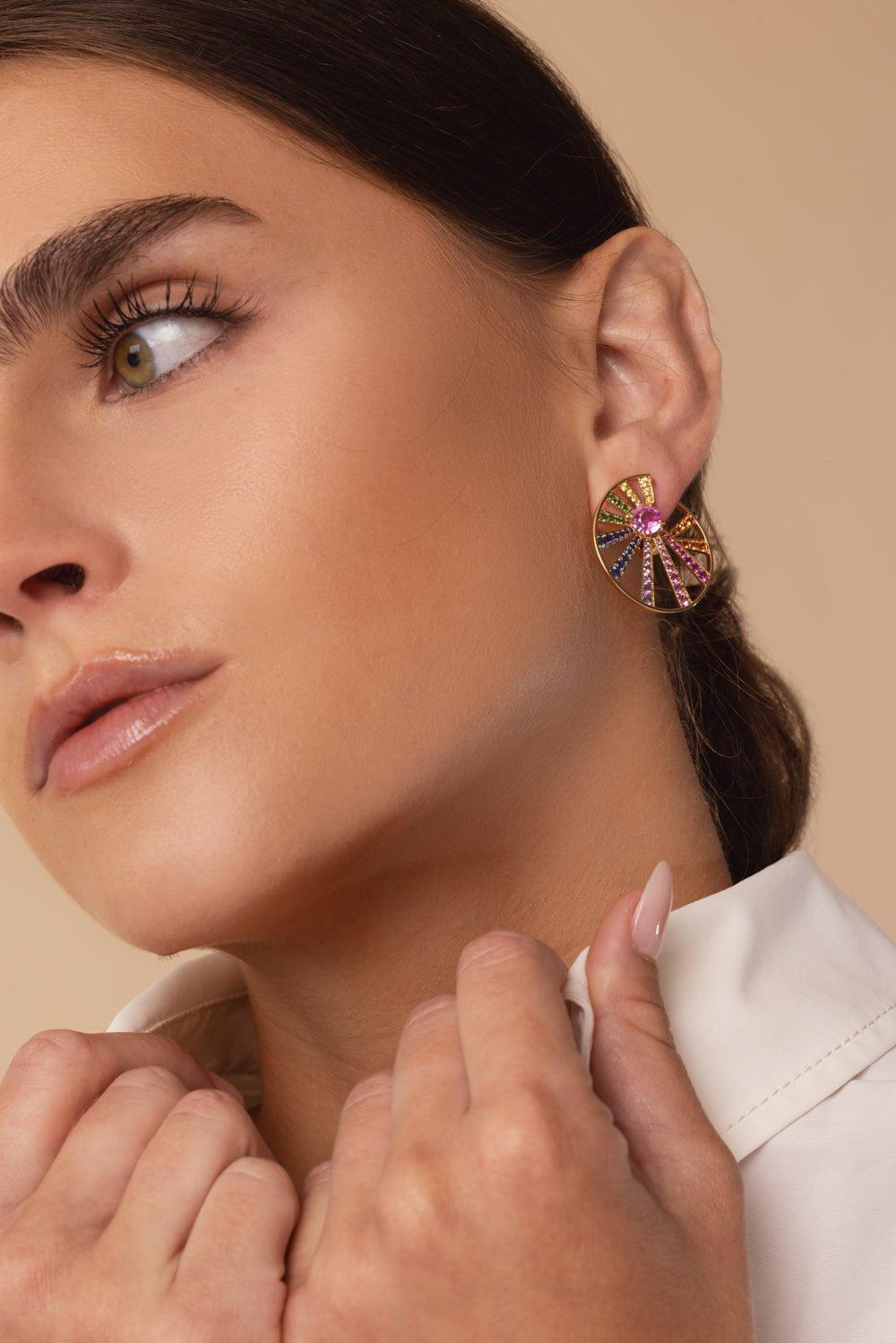 ROBINSON PELHAM-Stralle Earrings-YELLOW GOLD