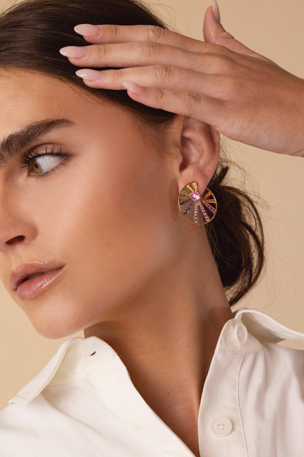 ROBINSON PELHAM-Stralle Earrings-YELLOW GOLD