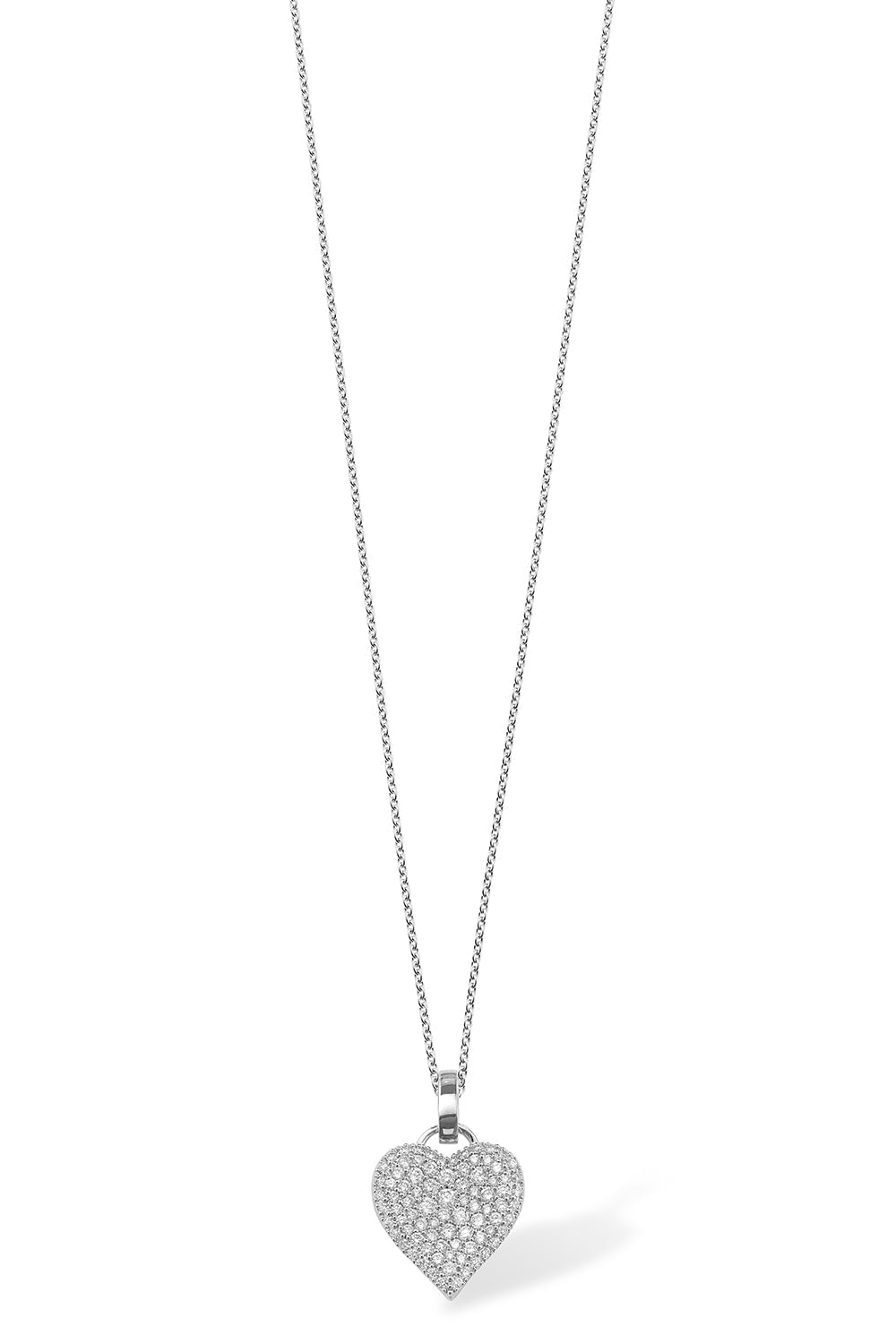 ROBINSON PELHAM-Fortune Heart Necklace - White Gold-WHITE GOLD