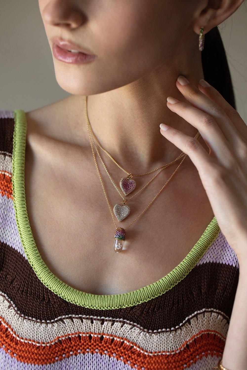 ROBINSON PELHAM-Fortune Heart Necklace - Yellow Gold-YELLOW GOLD