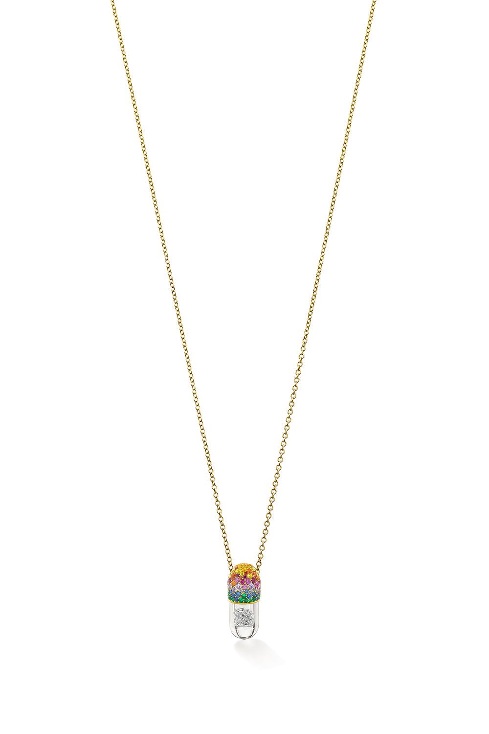 ROBINSON PELHAM-Mini Elixer Energry Necklace-YELLOW GOLD