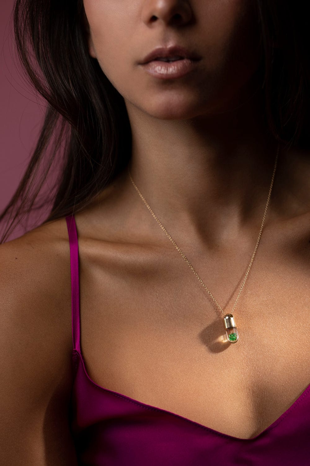 ROBINSON PELHAM-Mini Elixir Health Necklace-YELLOW GOLD