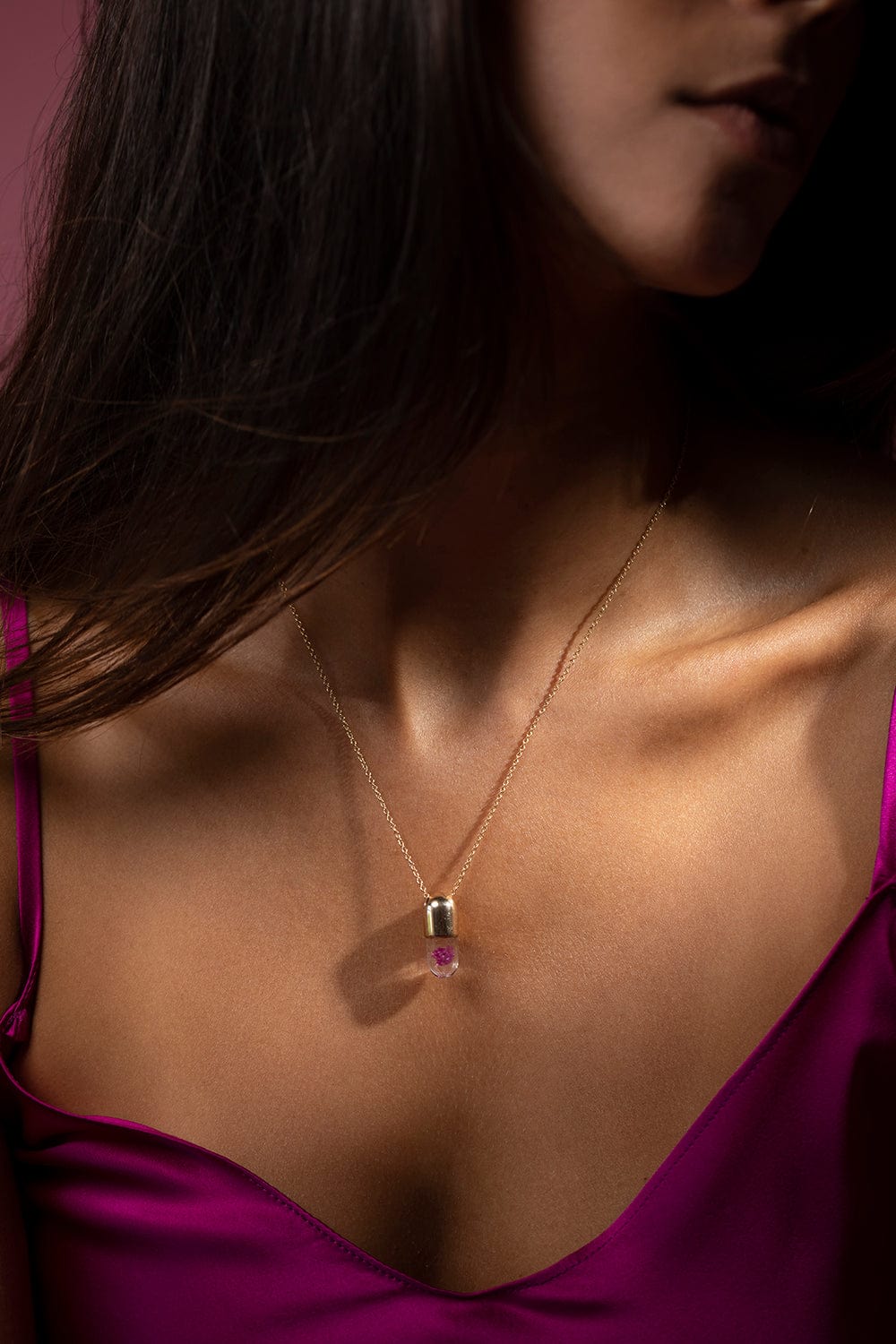 ROBINSON PELHAM-Mini Elixir Love Necklace-YELLOW GOLD