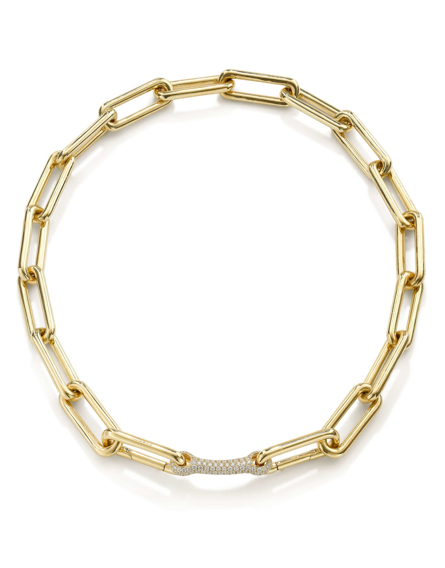 ROBINSON PELHAM-Short Identity Necklace-YELLOW GOLD