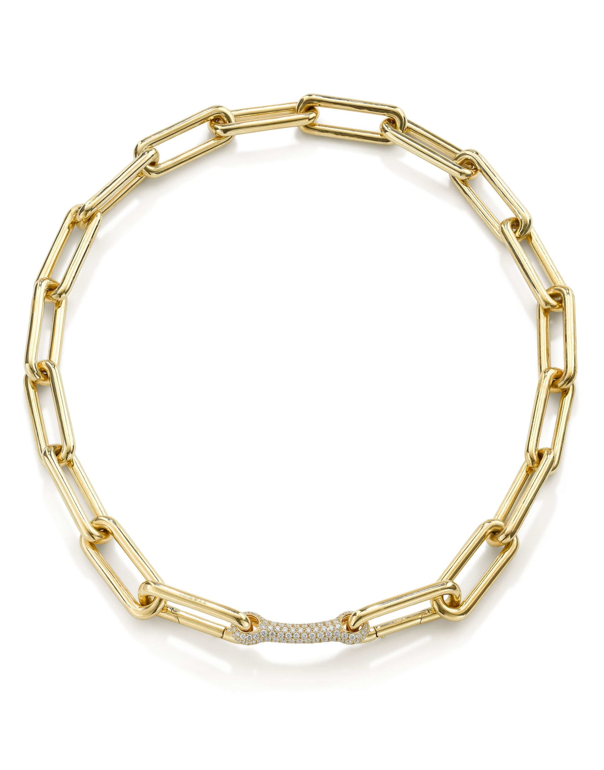 ROBINSON PELHAM-Short Identity Necklace-YELLOW GOLD
