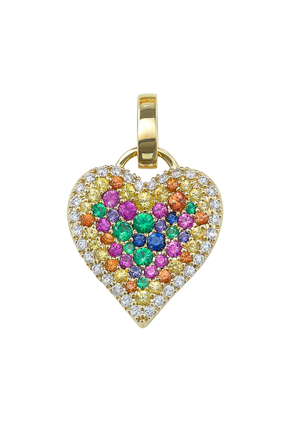 ROBINSON PELHAM-Fortune Heart Pendant-YELLOW GOLD