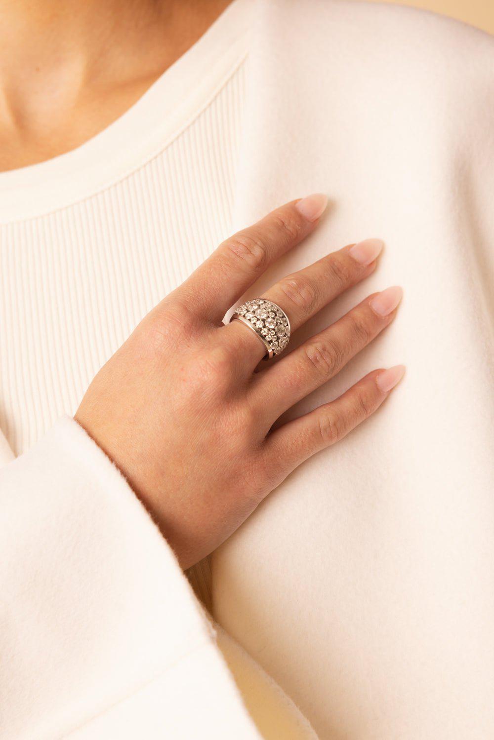 ROBINSON PELHAM-Bubble ring-WHITE GOLD
